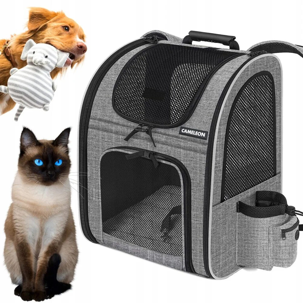 MG Animal Backpack V2 prepravná taška pre psy a mačky, sivá