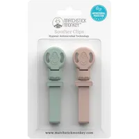 MATCHSTICK MONKEY Klipy - mint green / dusty pink