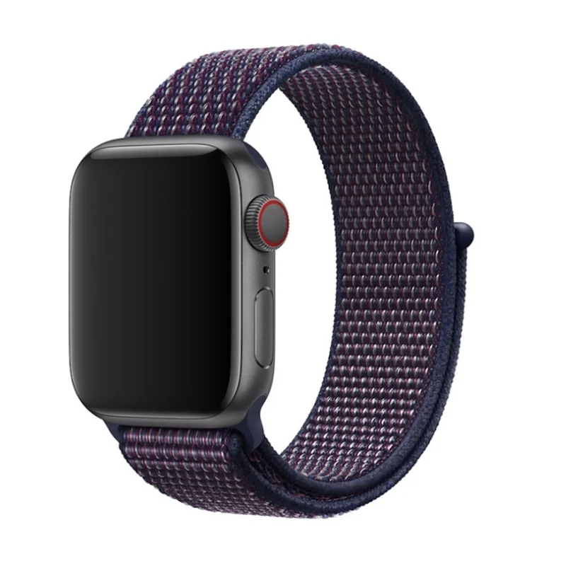 BStrap Nylon remienok na Apple Watch 42/44/45mm Purple