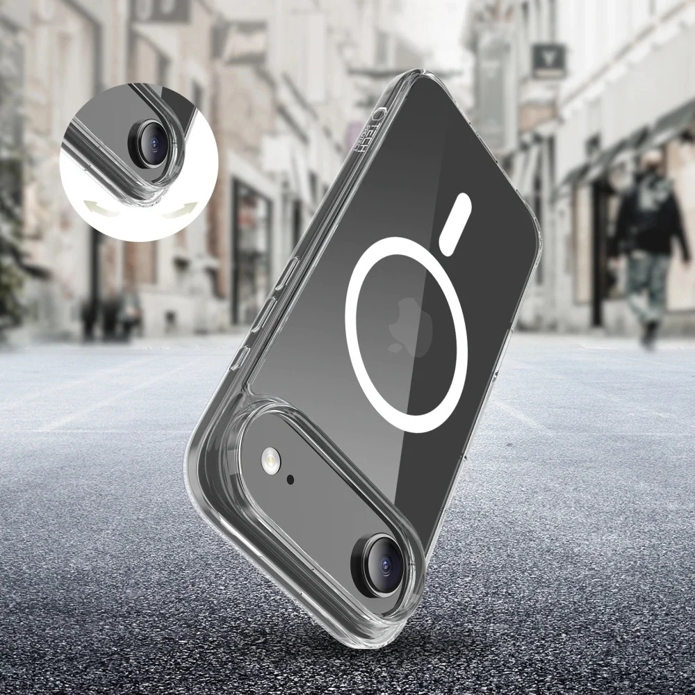 Tech-Protect FlexAir Hybrid MagSafe kryt na iPhone 17 Air, priesvitný