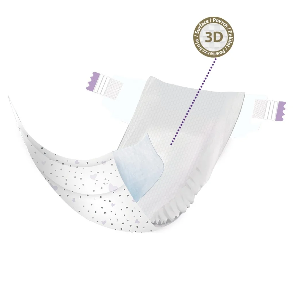 MEGAPACK Detské jednorazové plienky New Love Premium comfort 3 MIDI