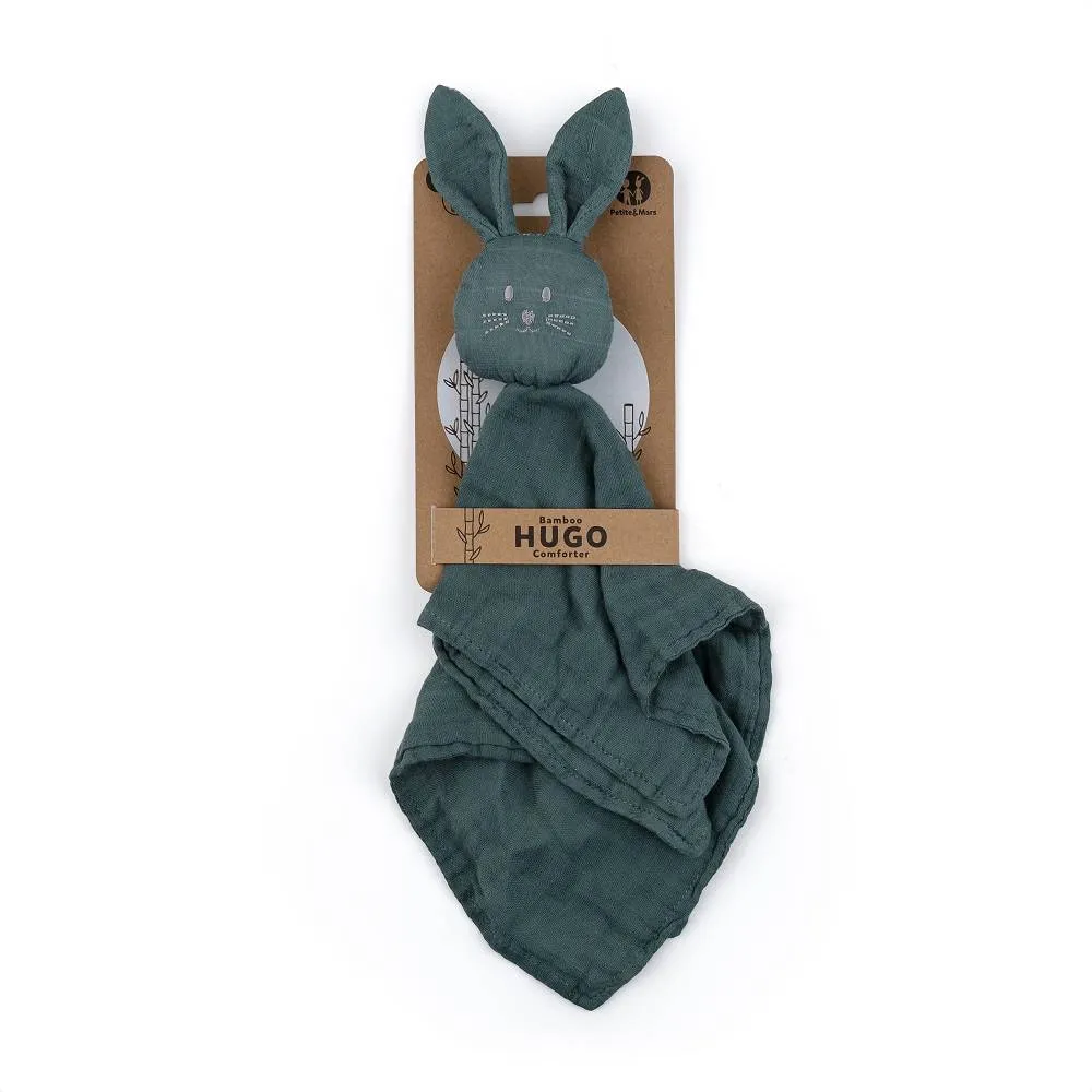 PETITE&MARS Maznáčik bambusový mušelínový Hugo Misty Green 0m+ 1×1 ks, maznáčik