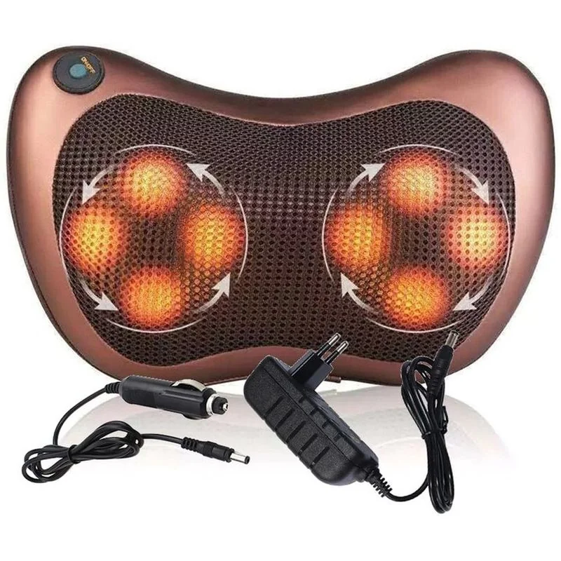 MG Massage Pillow masážny vankúš, hnedý