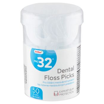 Dr.Max PRO32 Dental Floss Picks 1×50 ks, zubná hygiena