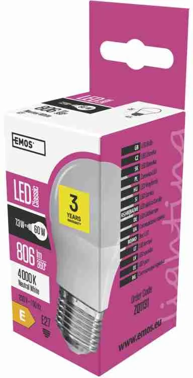 LED CLS MINI GL 7,3W E27 NW 1×1 ks, LED žiarovka