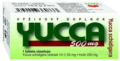 NATURVITA YUCCA 500 mg Yucca shidigera 1×60 tbl, yucca