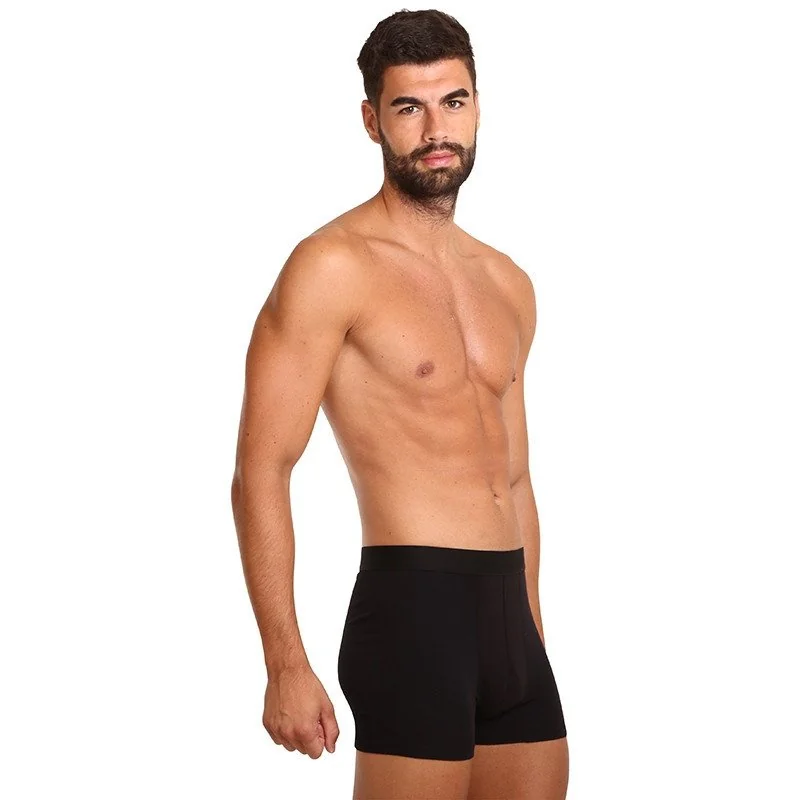10PACK pánske boxerky čierne (10NB001) L