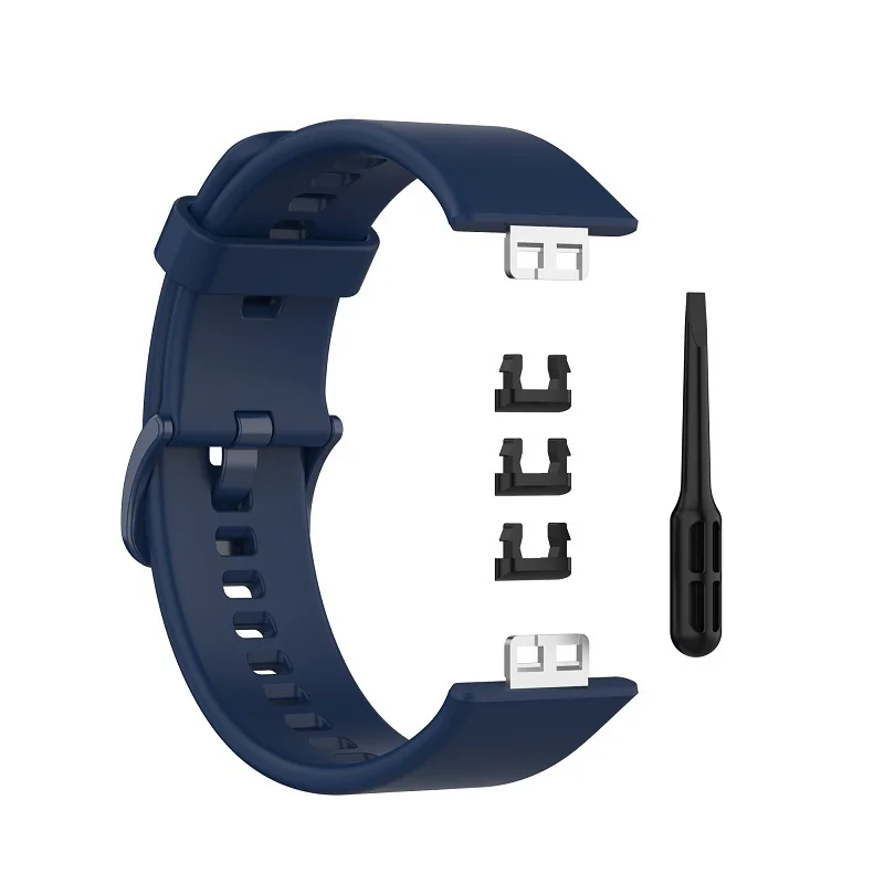 BStrap Silicone remienok na Huawei Watch Fit dark blue