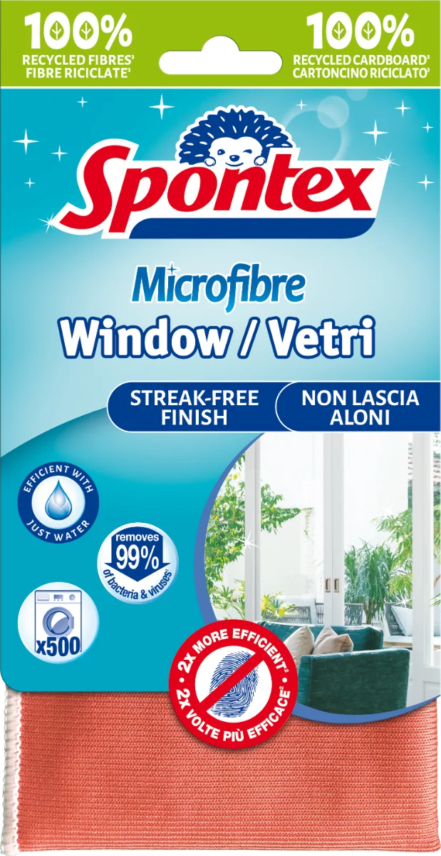 Spontex Microfibre Window 1×1 ks, handrička na sklá