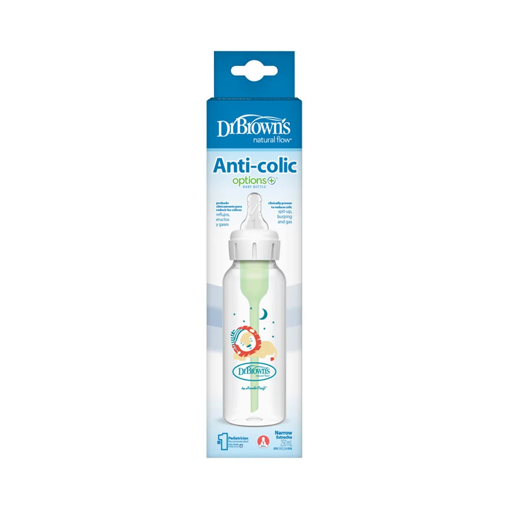 Dr. Brown’s Dojčenská Antikoliková fľaša Options+ 250ml LION BPA FREE