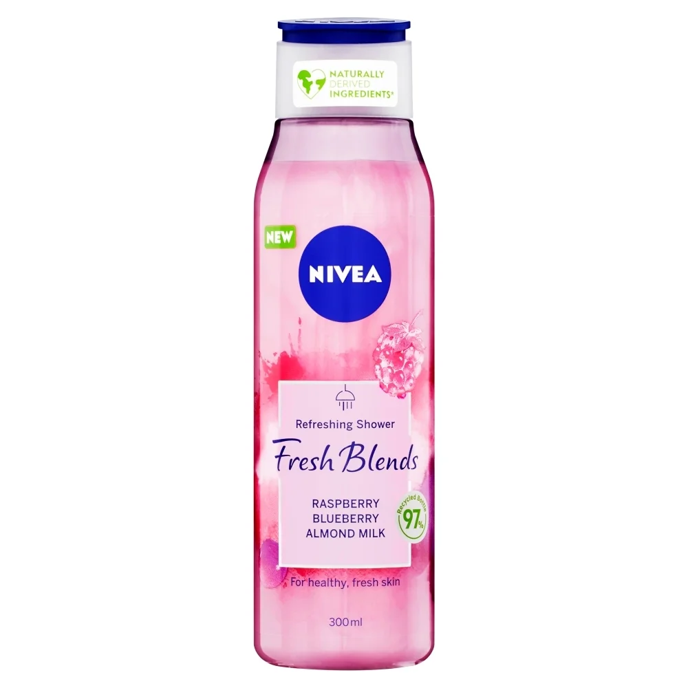 NIVEA Fresh Blends Raspberry Sprchovací gél, 300 ml