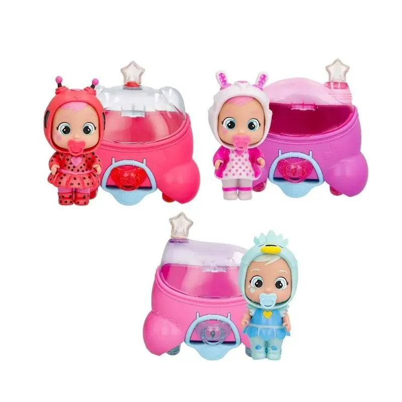 IMC Toys Cry Babies Magic Tears Stars Houses – bábika a domček, mix