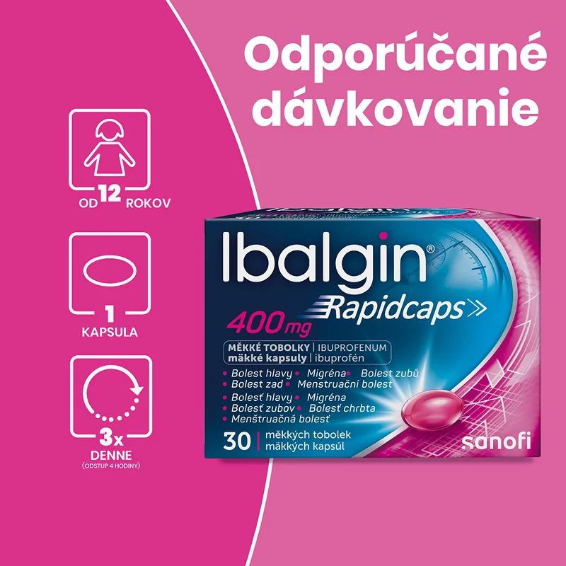 Ibalgin Rapidcaps 400 mg 30 cps