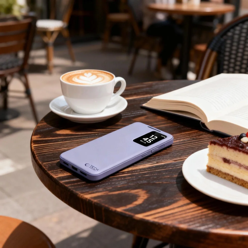 Tech-Protect Smart Wallet knižkové puzdro na Samsung Galaxy S26, fialové vé