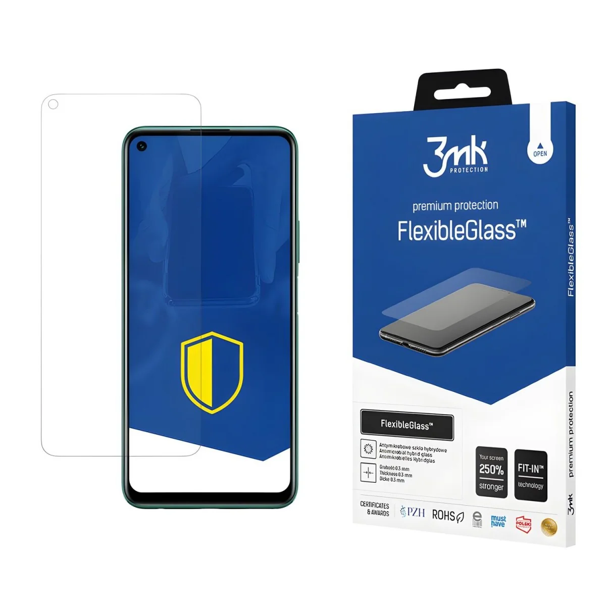 Ochranné hybridné sklo pre Huawei P40 Lite 5G