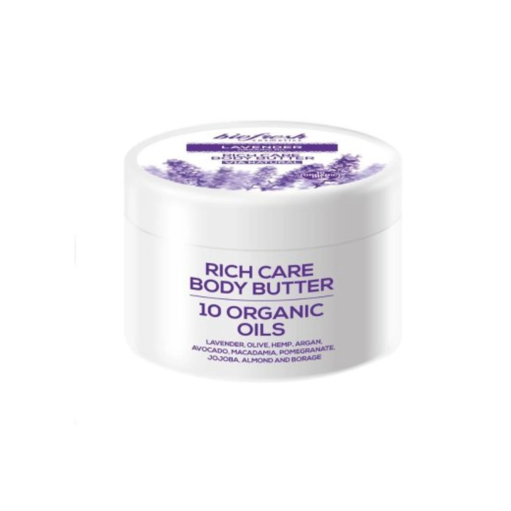 Extra vyživujúce telové maslo s organickým levanduľovým olejom Lavender 300ml