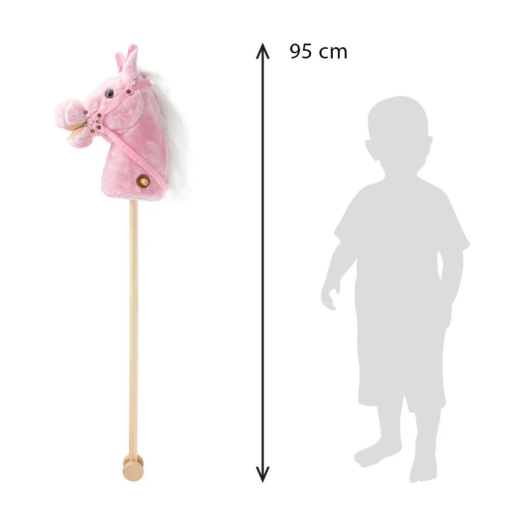 Hobby Horse so zvukom a kolieskami Rosie Baby Mix pink , 20C56546