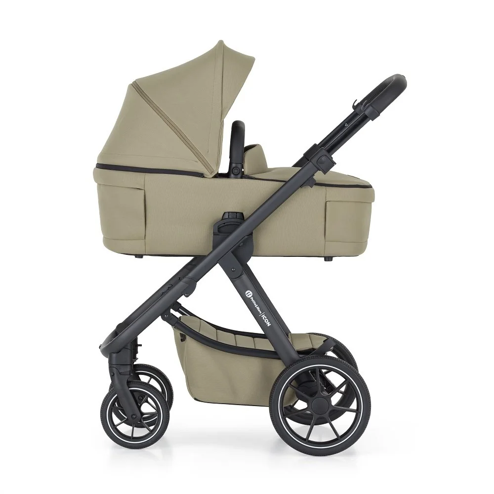 Kočík kombinovaný ICON 2v1 Mossy Green LITE RWS + Core Pro i-Size Black Grey + Báza