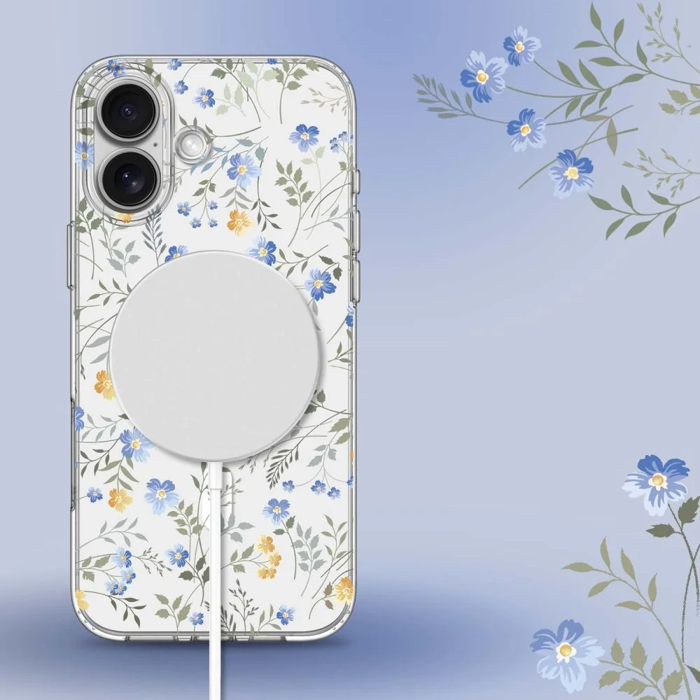 Tech-Protect FlexAir MagSafe kryt na iPhone 16e, spring flowers