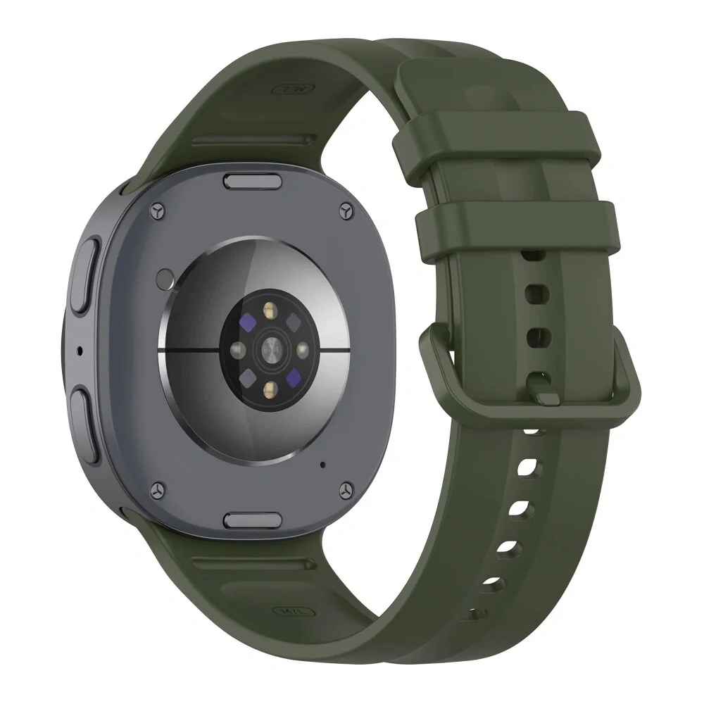 Tech-Protect Silicone Evo remienok na Samsung Galaxy Watch 8 / 9 / Classic (40 / 44 / 46mm), military green