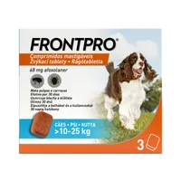 FRONTPRO® antiparazitárne žuvacie tablety pre psy (10-25 kg)