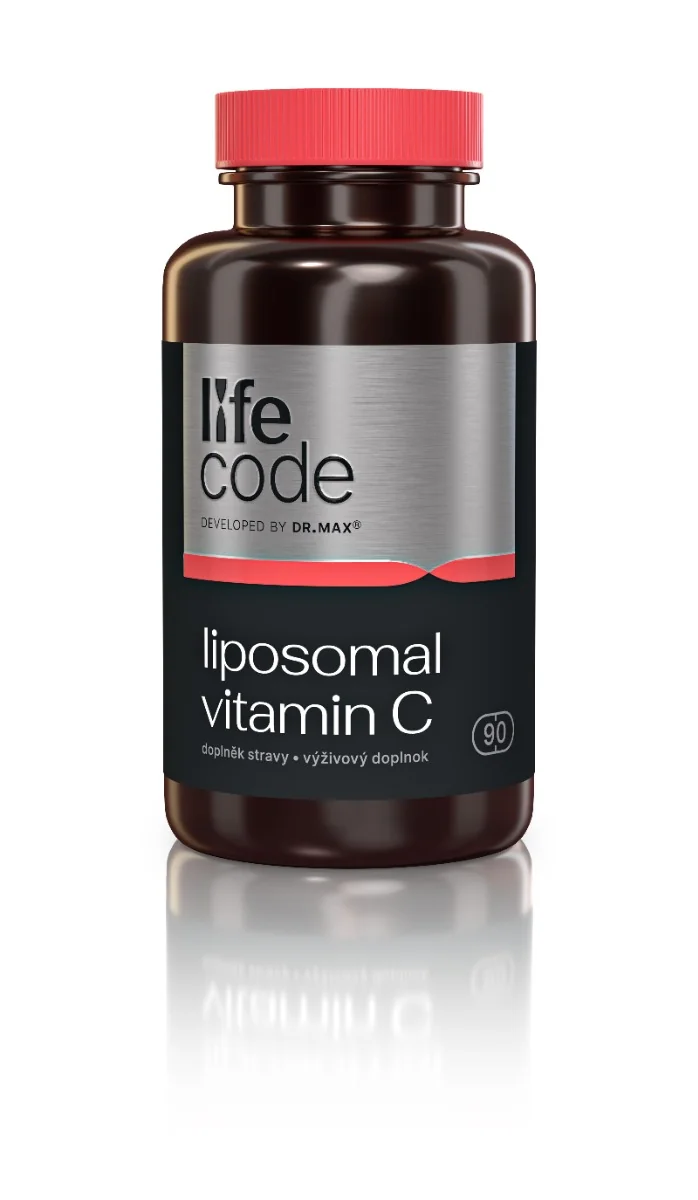 LifeCode developed by Dr. Max® liposomal vitamin C 1×90 cps, vitamín C v lipozomálnej forme