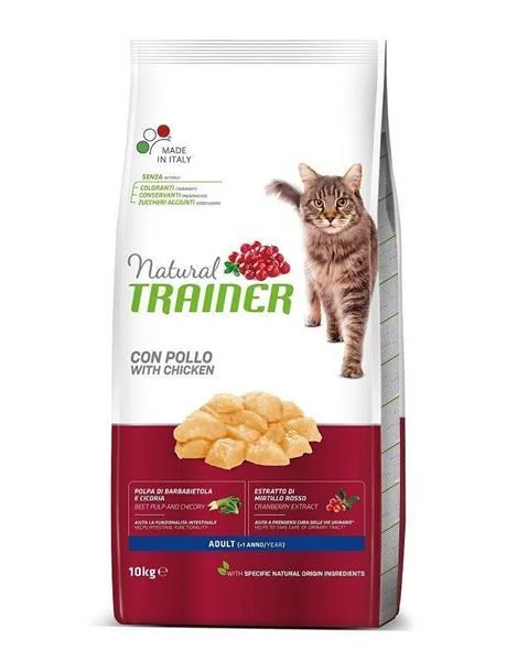 Natural Trainer Cat Adult Kuracie 1×10 kg, granule pre dospelé mačky