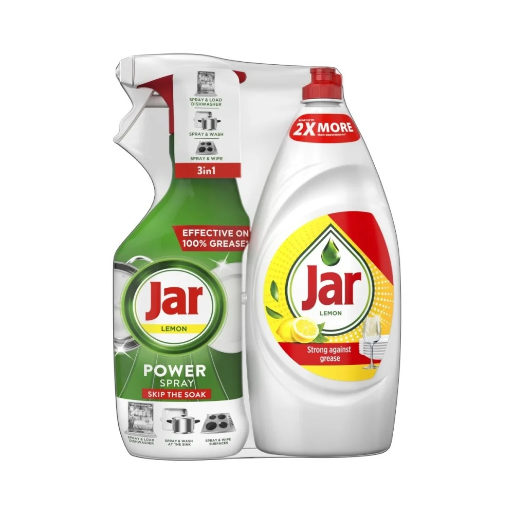 Jar balenie: Power Spray + prostriedok na riad Lemon 1×1 ks, set
