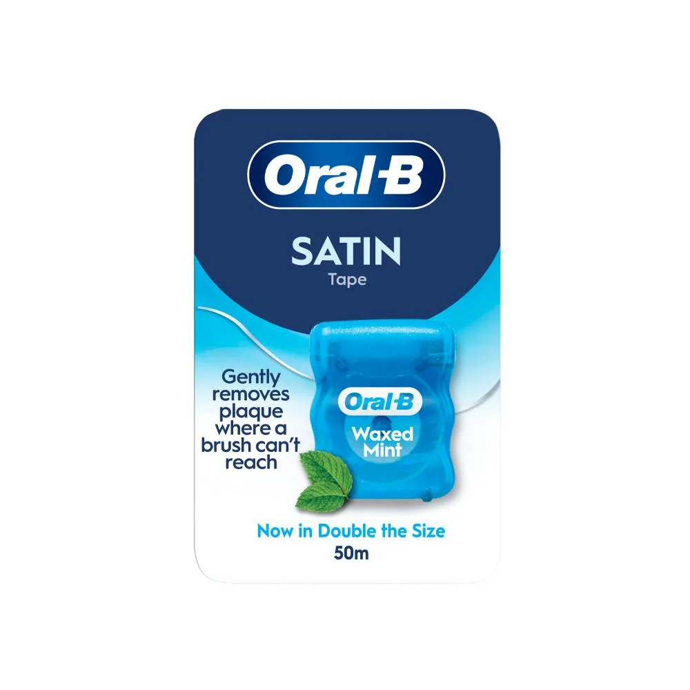 Oral-B Satin Tape voskovaná dentálna niť, mätová príchuť, 50 m 1 ks