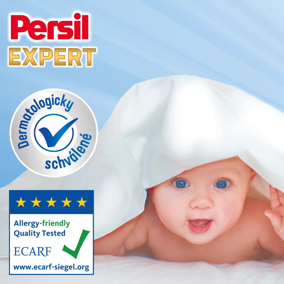 Persil prací gél Expert Sensitive 100 praní, 4,5 l 1×4500 ml, prací gél