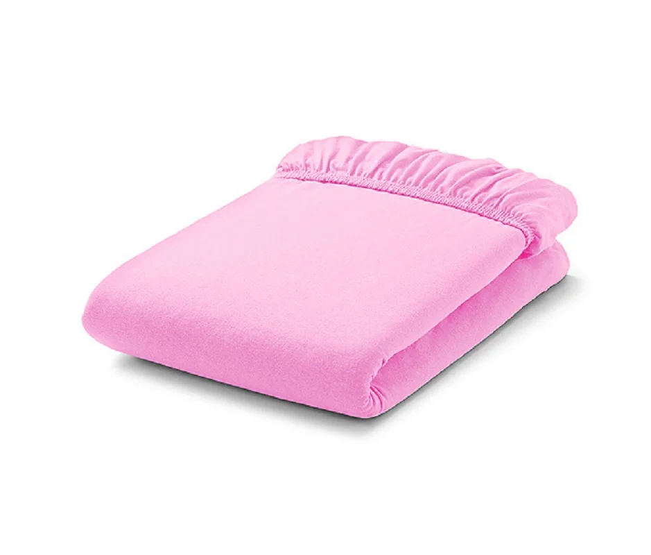 Jersey prestieradlo do postielky 60x120cm - ružové
