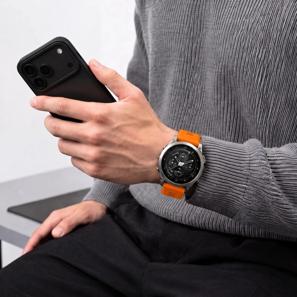 Tech-Protect IconBand remienok Garmin QuickFit 26mm, orange / black