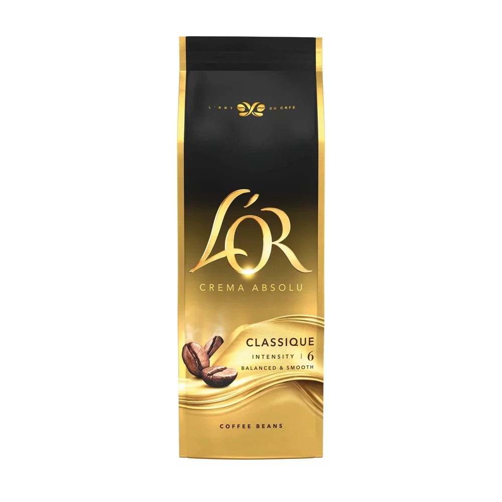 L'or Zrnková káva Crema Absolu Clasique JDE 1×500 g, zrnková káva