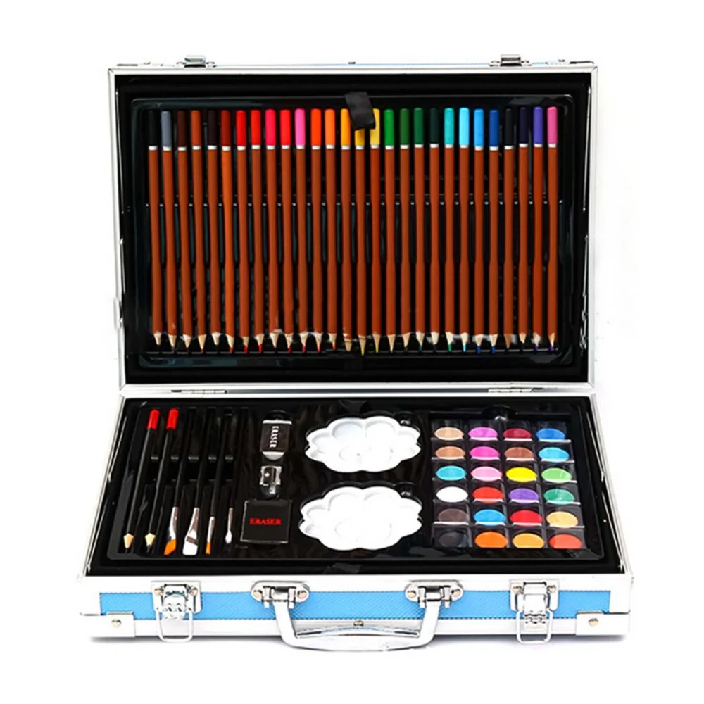MG Art Suitcase Universe sada pre maľovanie v kufríku pre deti 145ks, modrá modrá