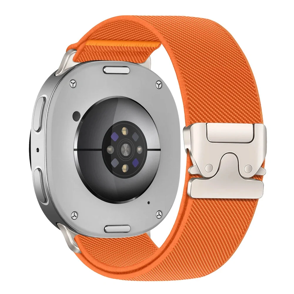 Tech-Protect Nylon Clasp remienok na Samsung Galaxy Watch 8 / 9 / Classic (40 / 44 / 46mm), orange