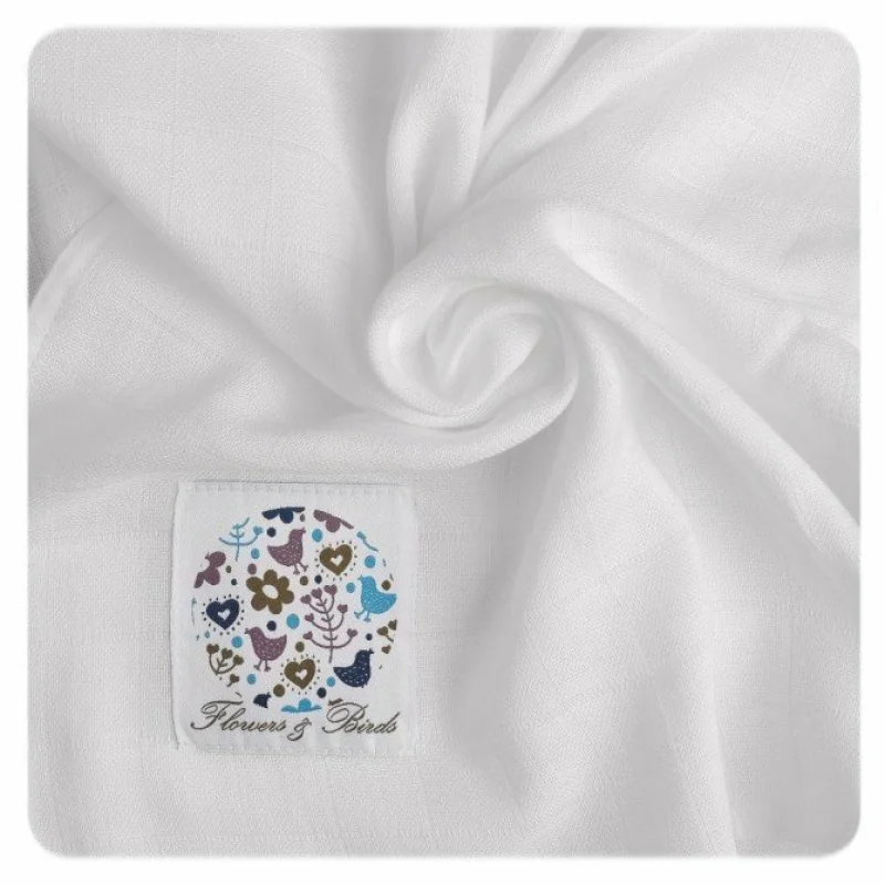 BMB Bambusová plienka Flowers&Birds Boys, 70x70 MIX 3ks