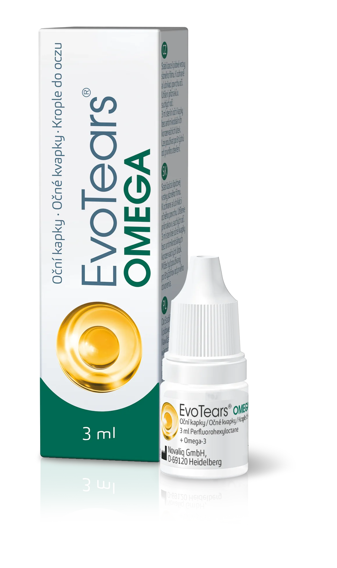 EvoTears Omega 1×3 ml, očné kvapky