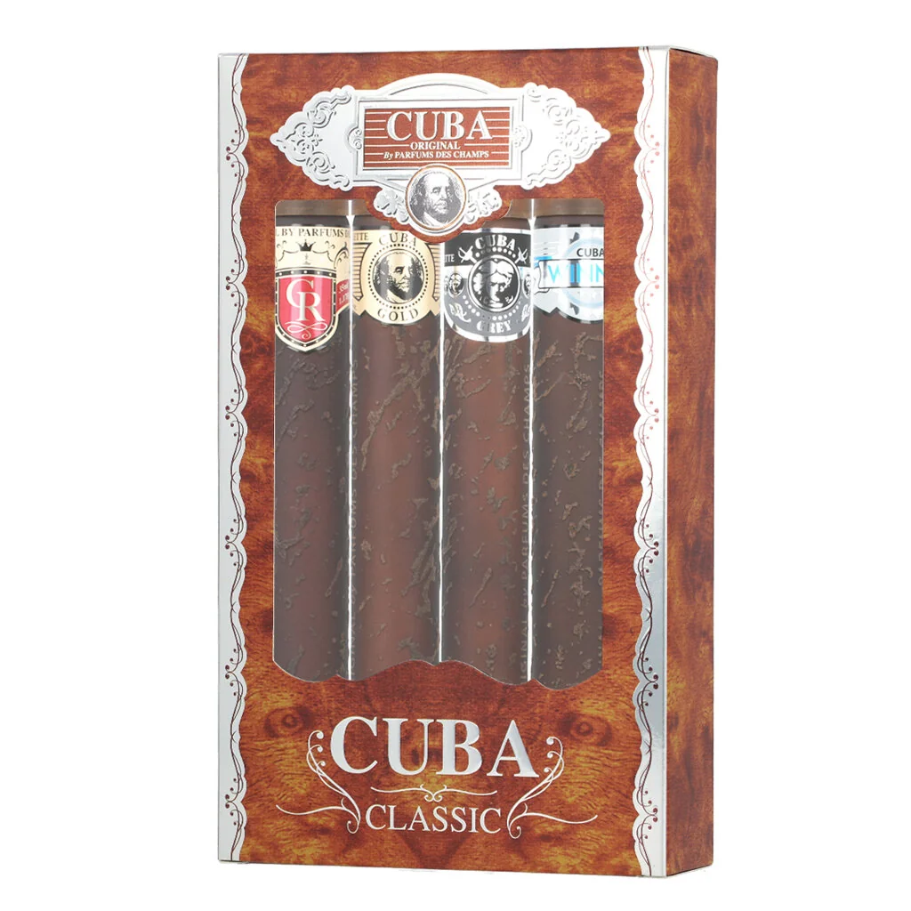 Cuba Cuba Set EDT Yellow 35 ml + EDT Blue 35 ml + EDT Red 35 ml + EDT Orange 35 ml M