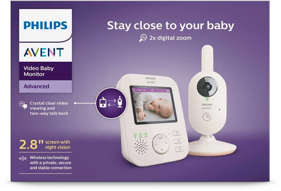 Philips AVENT Baby video monitor SCD881/26 1×1 ks, video monitor