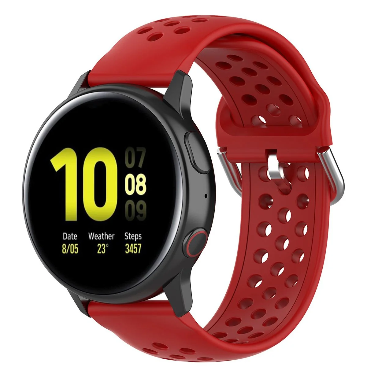 BStrap Silicone Dots remienok na Xiaomi Amazfit Bip red