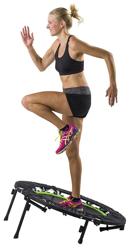 Trampolína s držadlom Folding Fitness 100 cm