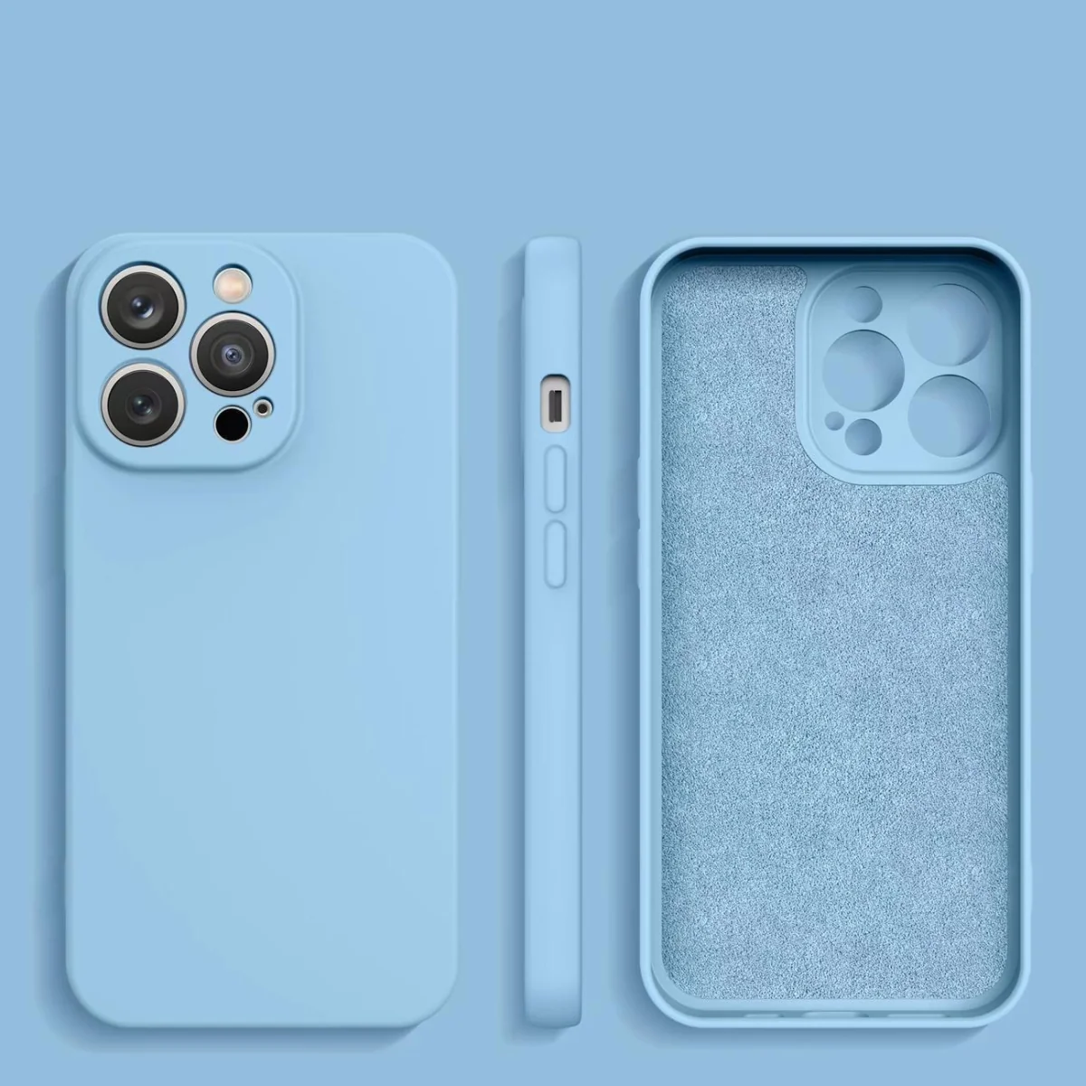MG Silicone kryt na Samsung Galaxy A54 5G, svetlomodrý