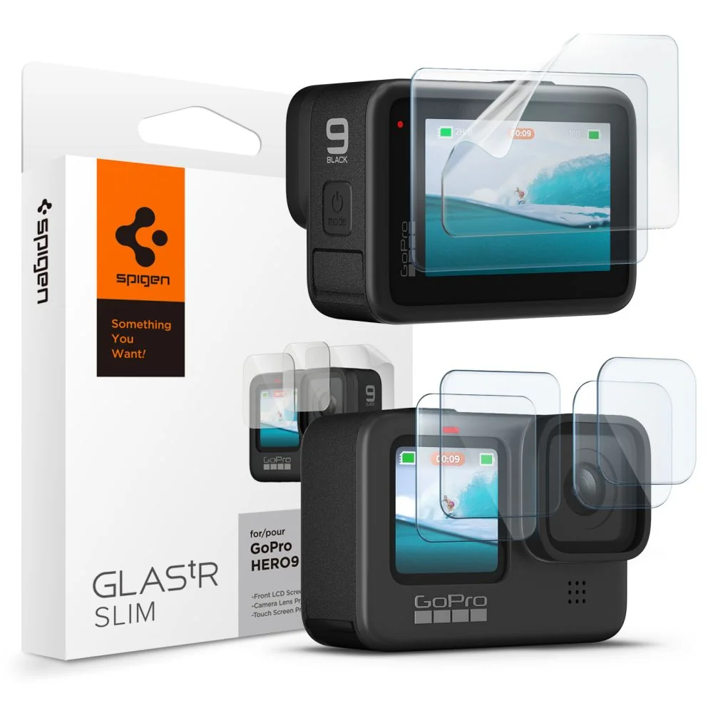 Spigen Glas.Tr Slim 2x ochranné sklo a fólia na GoPro Hero 9 / 10 / 11 / 12 / 12