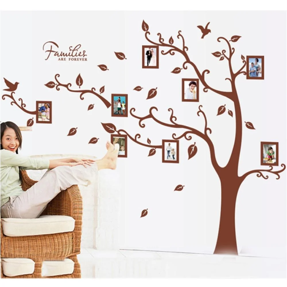 Samolepka na stenu Strom s fotkami 60cm x 90cm, PVC