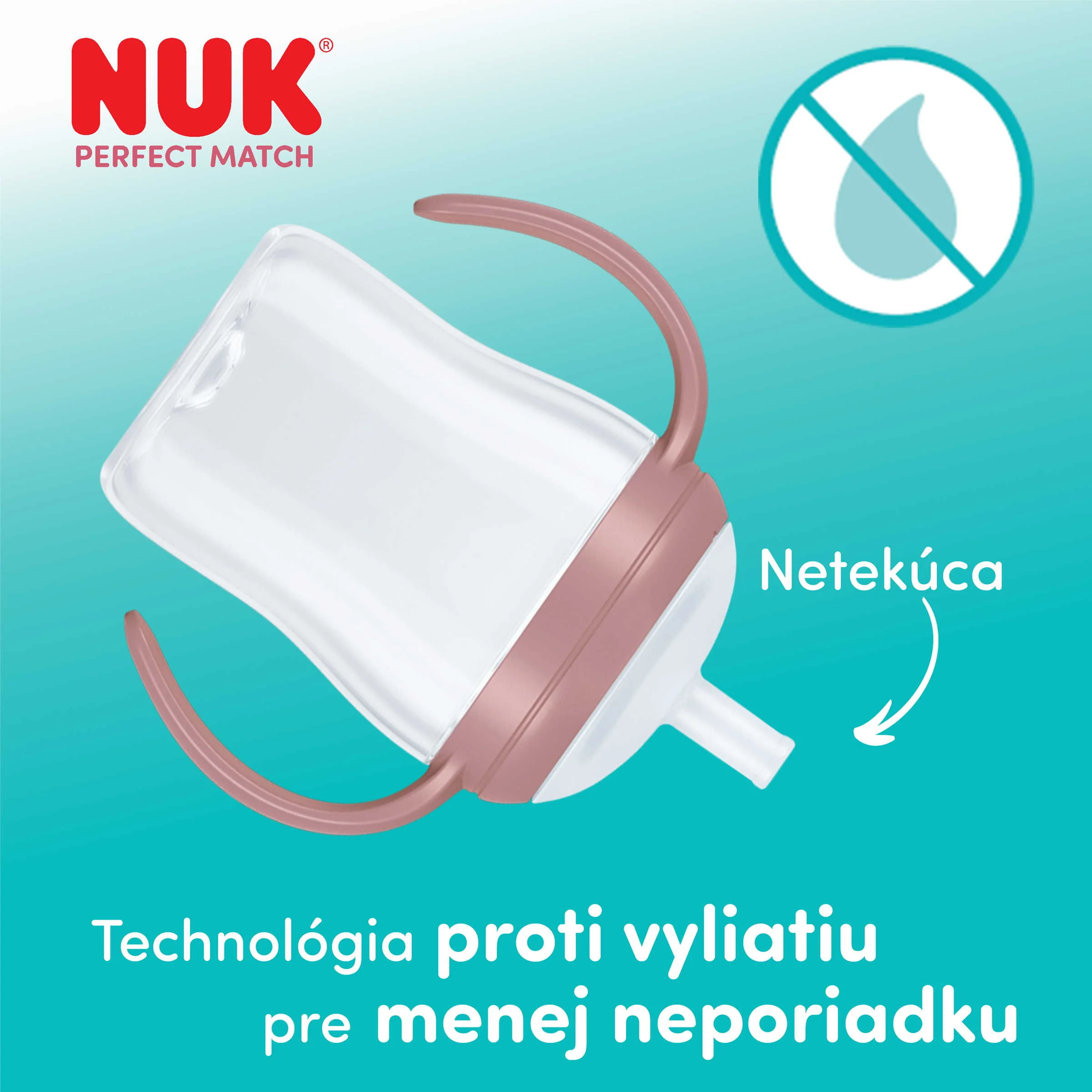 NUK flaša na uč. Perfect Match slamka BEAR 150 ml 1 ks