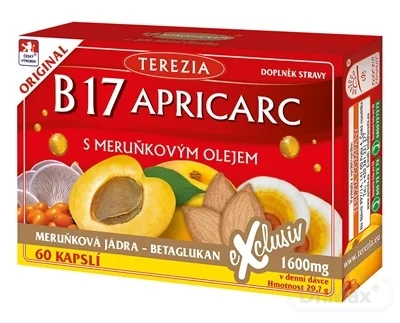 TEREZIA B17 APRICARC s marhuľovým olejom 1×60 cps, výživový doplnok