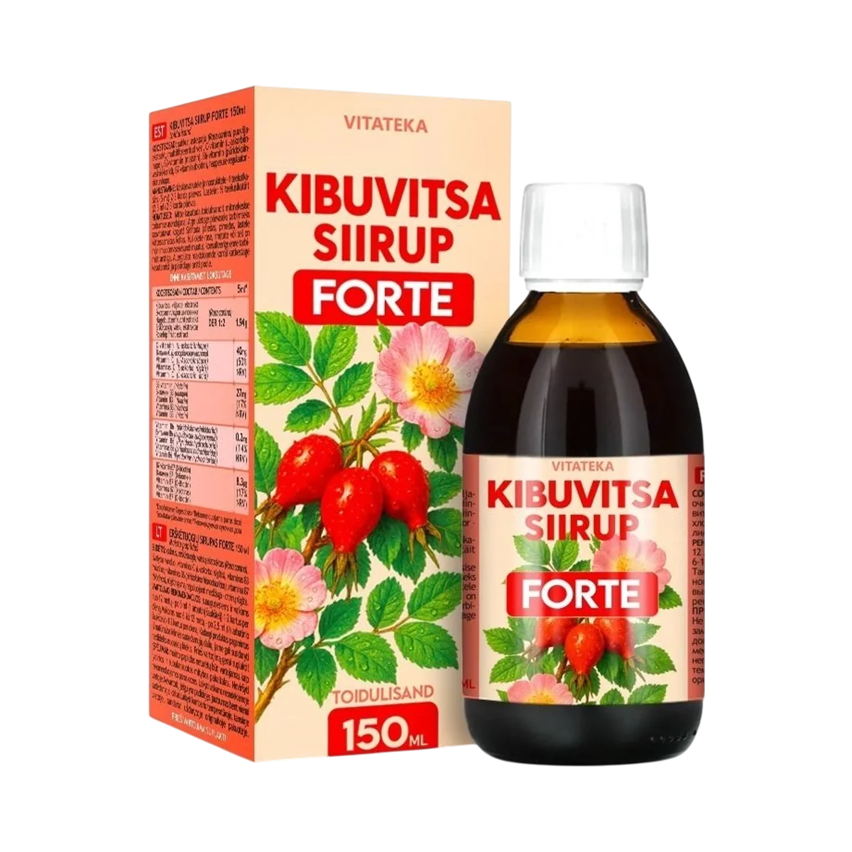 Šípkový sirup Forte – 150 ml – Vitateka