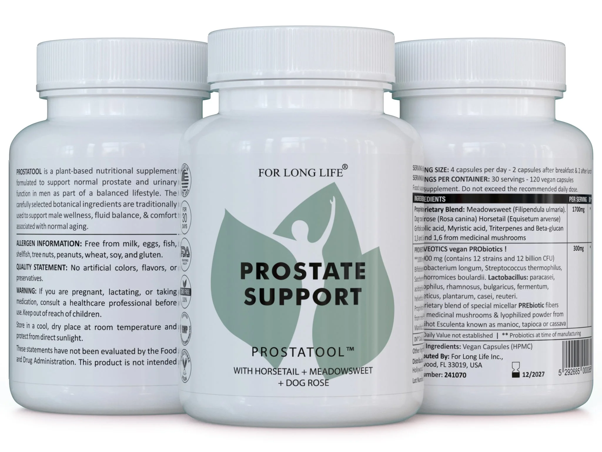 For Long Life PROSTATOOL komplex pre prostatu Komplex pre prostatu a mužský komfort