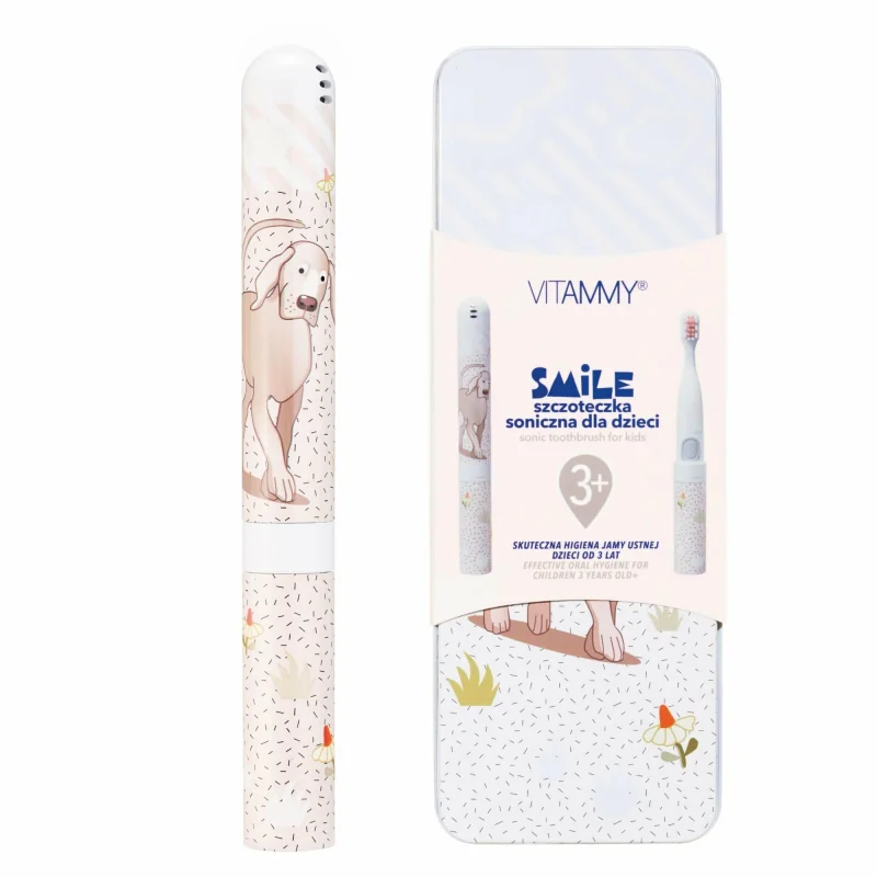 VITAMMY SMILE detská sonická zubná kefka Psík od 3 rokov