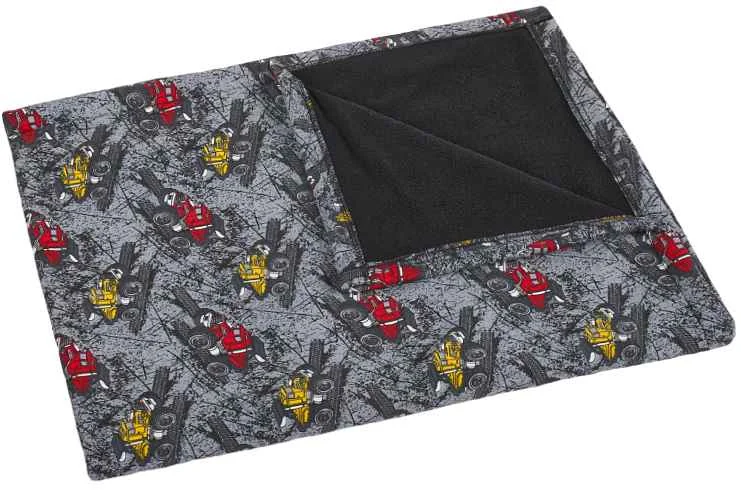 Detská deka BÁRA 5284/425 75x100 čierna/autá 1×1 ks, deka pre deti